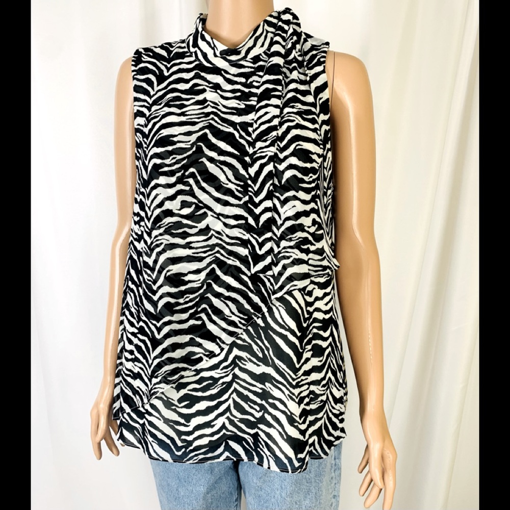 Vince Camuto Animal Impression Top